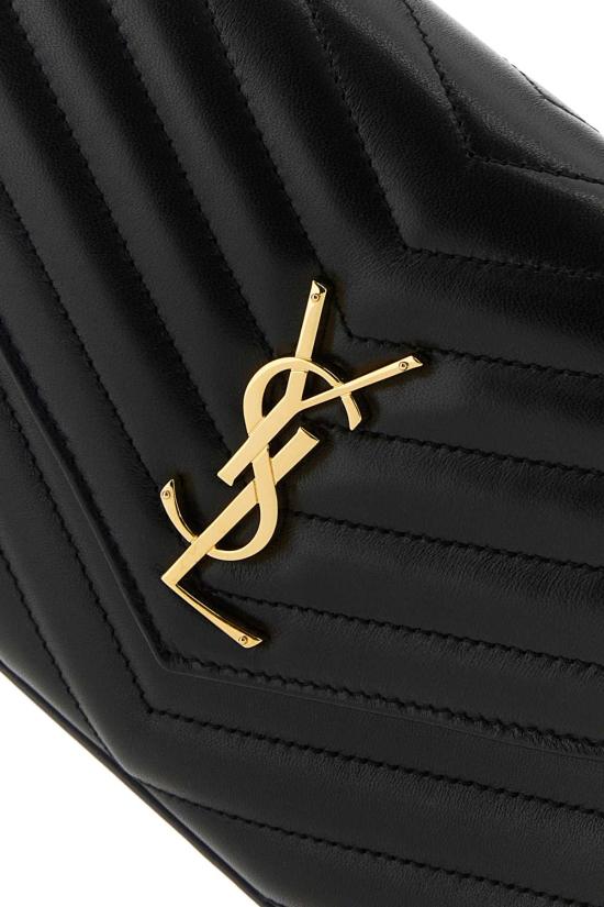  생로랑 레더 카산드라 체인 월렛 377828AAA44 1000 BLACK - SAINT LAURENT