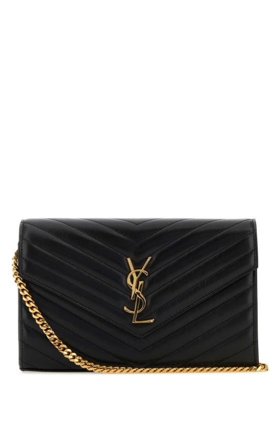  생로랑 레더 카산드라 체인 월렛 377828AAA44 1000 BLACK