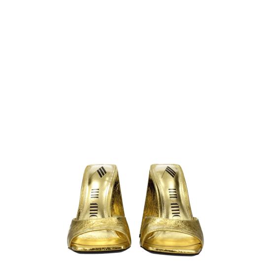 디 아티코 힐/펌프스 TH8547455697161BT GOLD - THE ATTICO