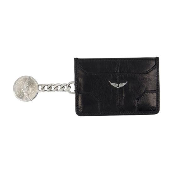 25FW 자딕앤볼테르 명함지갑 VOL024001 BLACK - ZADIG & VOLTAIRE
