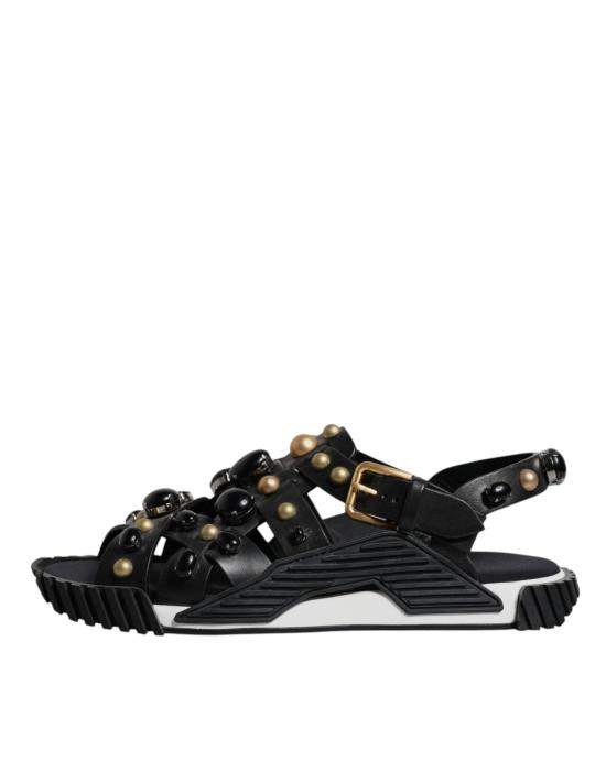  돌체앤가바나 샌들 MV6803 2 BLACK - DOLCE & GABBANA