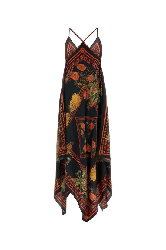 26SS 블루마린 원피스 2A756A F9904 BLACK - BLUMARINE