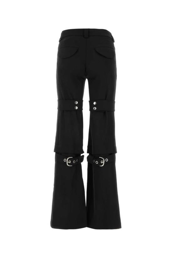  오프화이트 스트레이트 팬츠 OWCF020F23FAB001 1000 BLACK - OFF WHITE