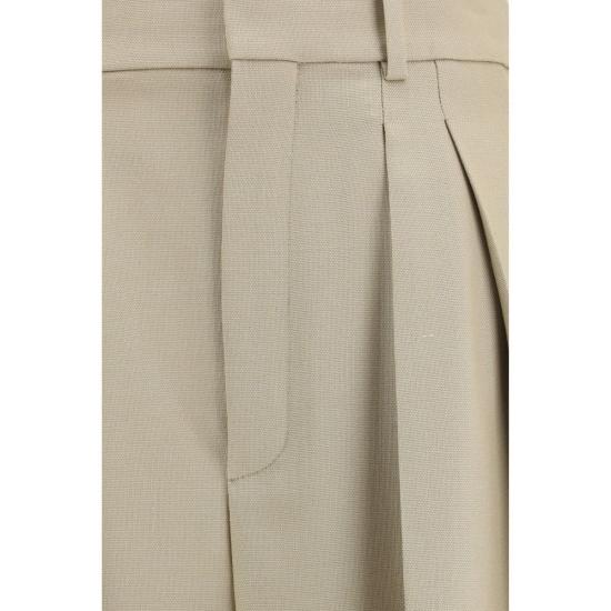 26SS 생로랑 팬츠 SA854457Y7K112495BB BEIGE - SAINT LAURENT