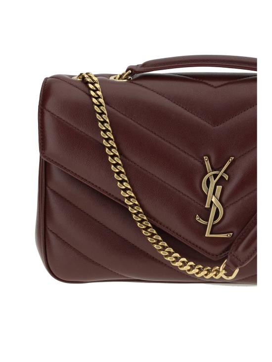 26FW 생로랑 루루 마틀라세 램스킨 미디움 숄더백 801439AAEAX 6197 BROWN - SAINT LAURENT
