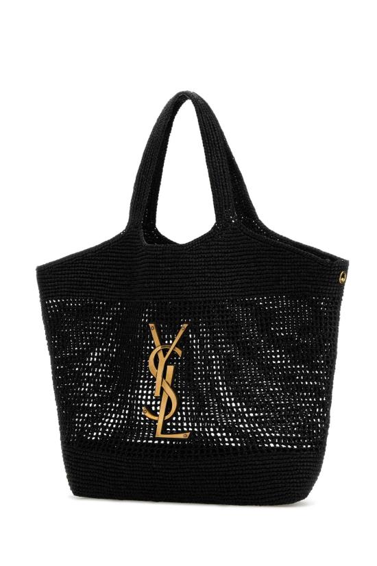 26SS 생로랑 이카레 토트백 772191GAAFM 1000 BLACK - SAINT LAURENT