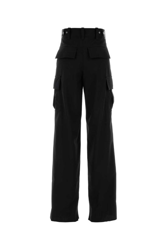 25FW 보테가베네타 스트레이트 팬츠 845972V4XP0 1000 BLACK - BOTTEGA VENETA