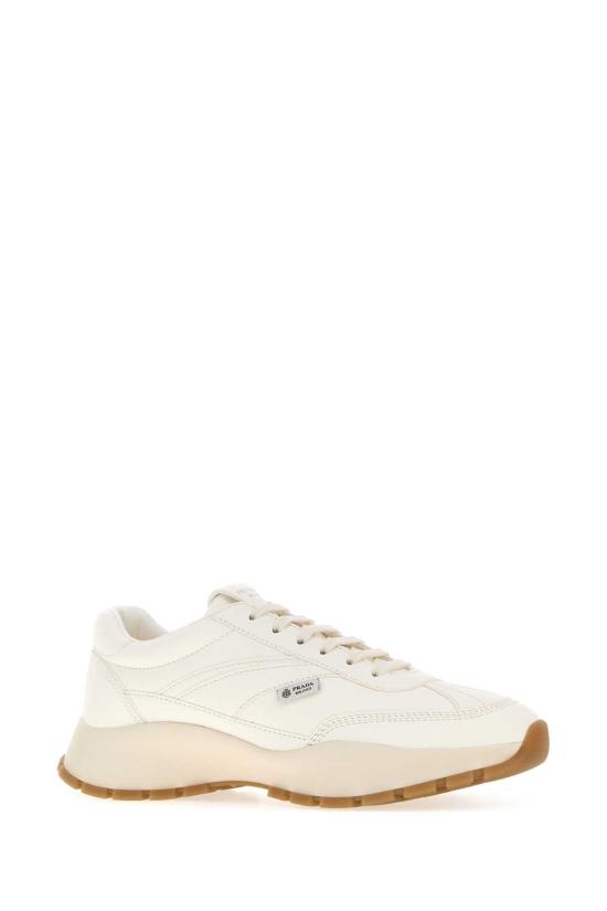 26FW 프라다 메쉬 패브릭 앤 스웨이드 스니커즈 1E503OF045038 F0304 WHITE - PRADA