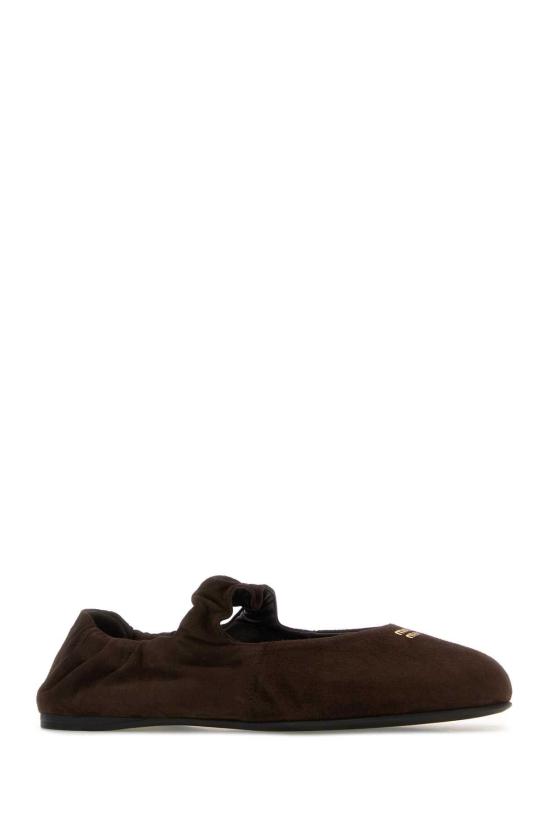 미우미우 플랫 슈즈 5F340EFD005008 F0003 BROWN - MIU MIU