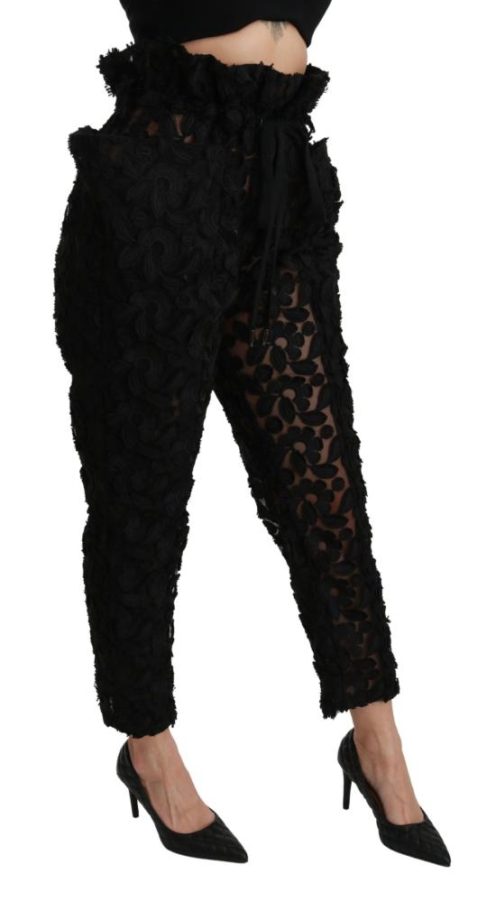  돌체앤가바나 스트레이트 팬츠 PAN70946 BLACK - DOLCE & GABBANA