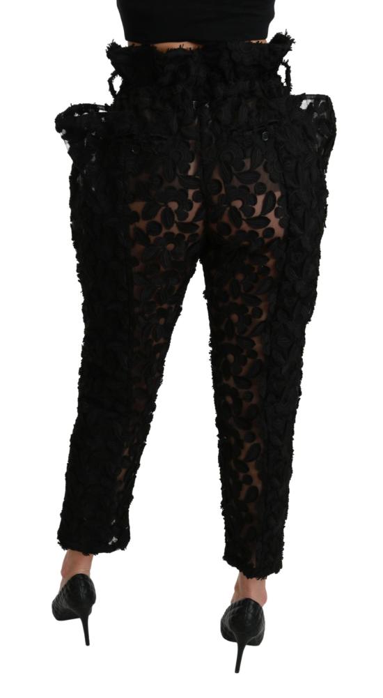  돌체앤가바나 스트레이트 팬츠 PAN70946 BLACK - DOLCE & GABBANA