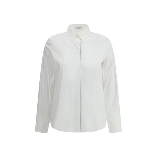 26FW 브루넬로 쿠치넬리 셔츠 BRM0091MA626C159BB WHITE