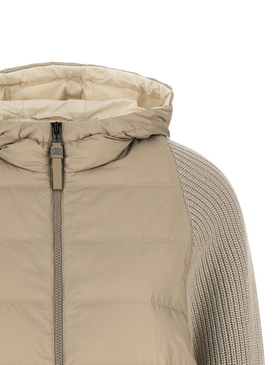 26FW 브루넬로 쿠치넬리 패딩 BR336433BM BEIGE - BRUNELLO CUCINELLI