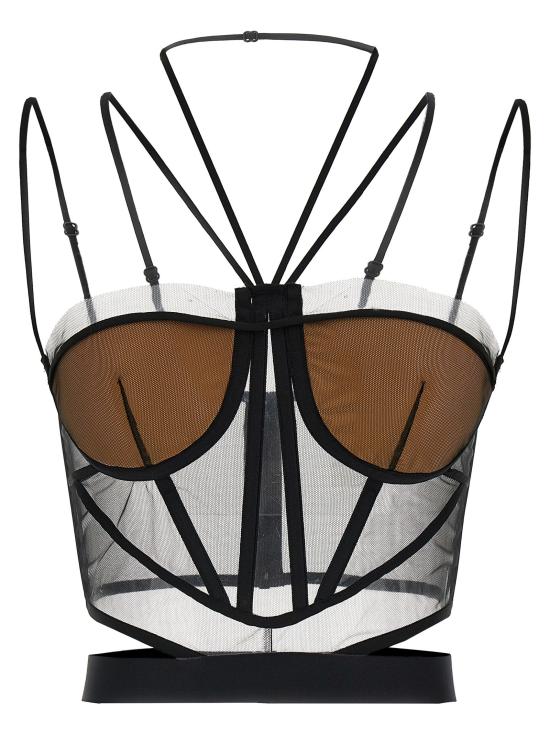  넨시 도자카 바디수트 티셔츠 NE308705BM BLACK