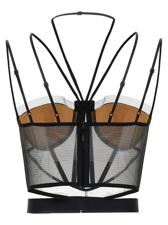  넨시 도자카 바디수트 티셔츠 NE308705BM BLACK - NENSI DOJAKA