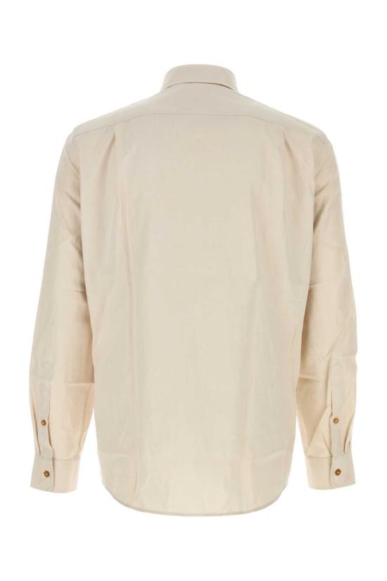 26FW 비비안웨스트우드 크랄 자카드 긴팔 셔츠 24010005W01PI A413 BEIGE - VIVIENNE WESTWOOD