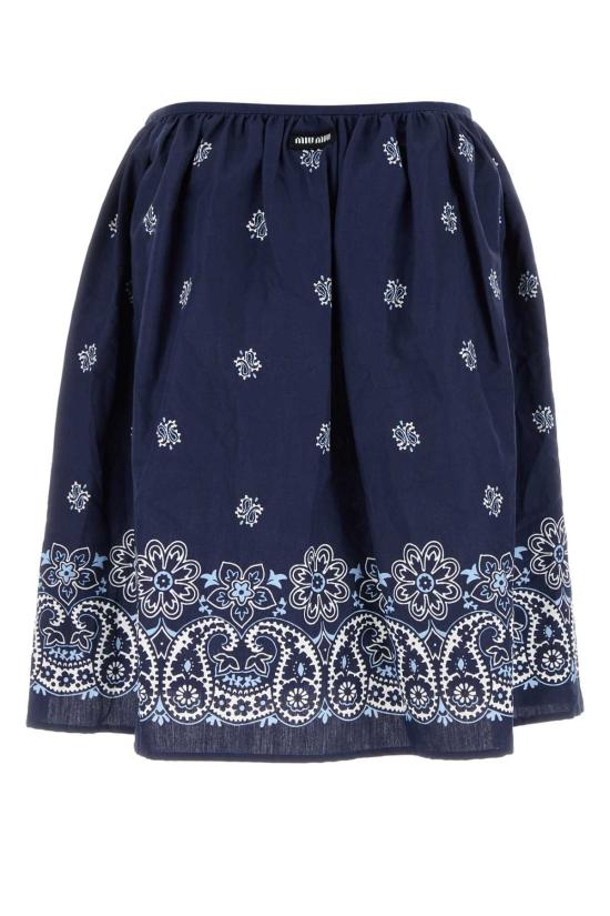  미우미우 스커트 MG2425SOOO17X0 F022X NAVY - MIU MIU