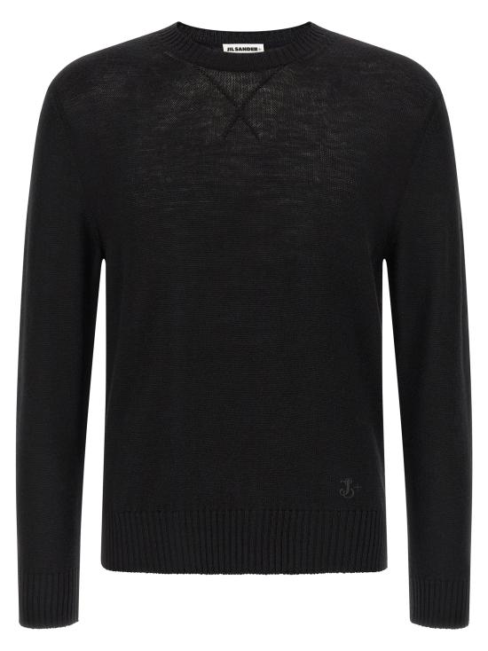 26SS 질샌더 스웨터 JI326590BM BLACK