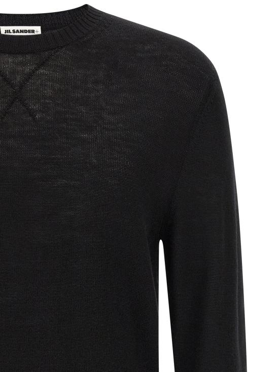26SS 질샌더 스웨터 JI326590BM BLACK - JIL SANDER
