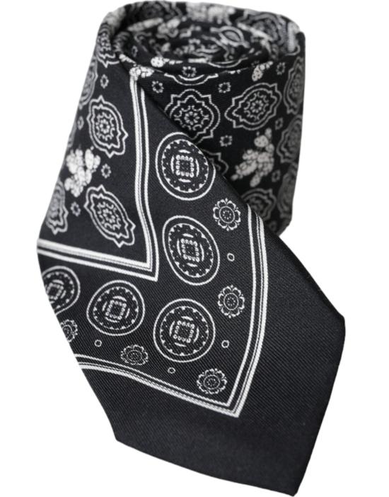  돌체앤가바나 넥타이 KRA3392 BLACK - DOLCE & GABBANA