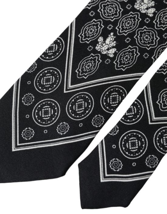  돌체앤가바나 넥타이 KRA3392 BLACK - DOLCE & GABBANA