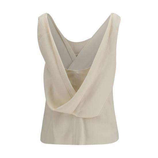 26SS 브루넬로 쿠치넬리 블라우스 BRMH126TR31C579BB BEIGE - BRUNELLO CUCINELLI