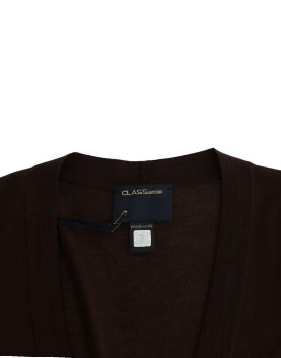  로베르토 카발리 가디건 SIG11622 BROWN - ROBERTO CAVALLI