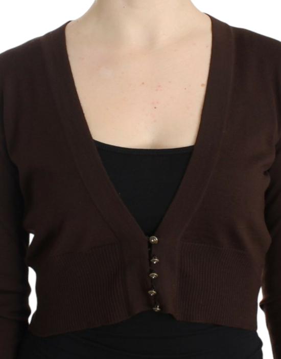  로베르토 카발리 가디건 SIG11622 BROWN - ROBERTO CAVALLI
