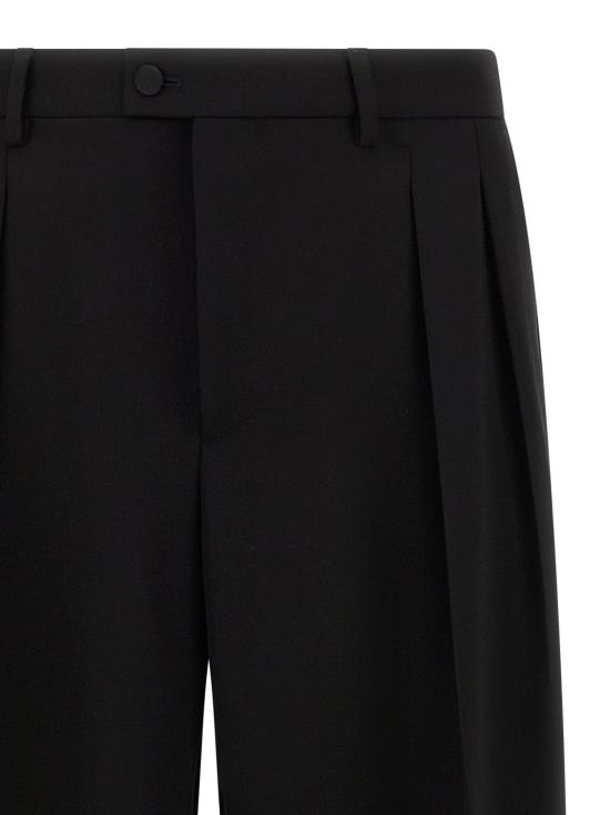 25FW 돌체앤가바나 스트레이트 팬츠 DO322302BM BLACK - DOLCE & GABBANA