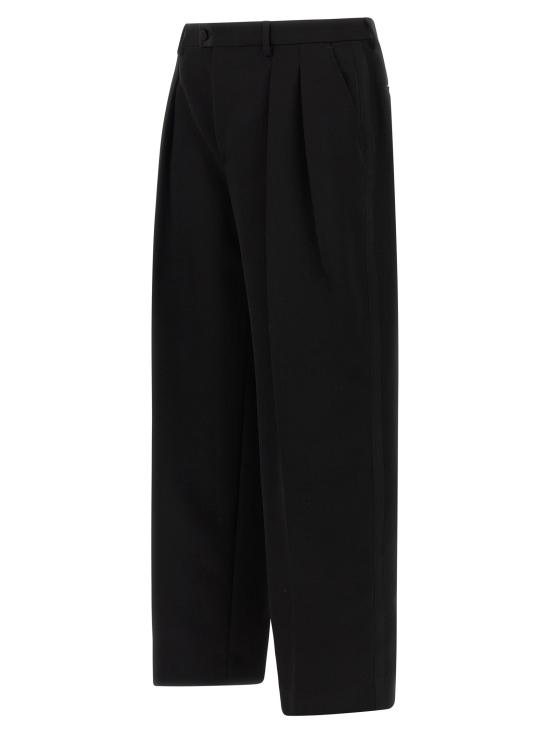 25FW 돌체앤가바나 스트레이트 팬츠 DO322302BM BLACK - DOLCE & GABBANA