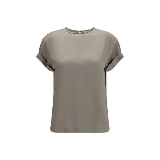 26SS 브루넬로 쿠치넬리 블라우스 BRM0C59DE310C9125BB BEIGE
