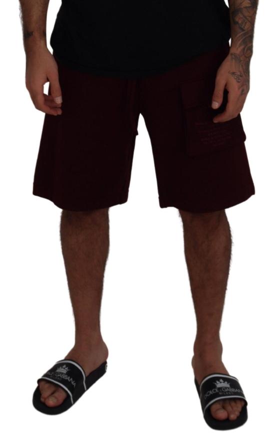  돌체앤가바나 숏팬츠 PAN74013 MAROON - DOLCE & GABBANA