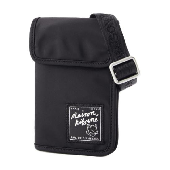  메종키츠네 남성지갑 KIT021001 BLACK - MAISON KITSUNE