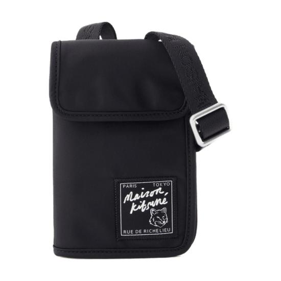 메종키츠네 남성지갑 KIT021001 BLACK - MAISON KITSUNE