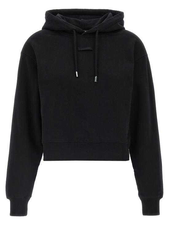 26SS 자크뮈스 후드 티셔츠 JA315200BM BLACK
