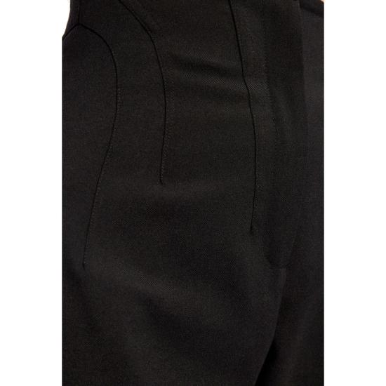  알라이아 스트레이트 팬츠 AL 9142843146452 BLACK - ALAIA