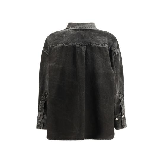 26SS 디 아티코 셔츠 TH260WCB00068CCC129WS414BB BLACK - THE ATTICO