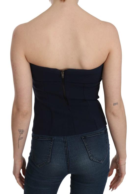  커스텀네셔널 블라우스 TSH3952 NAVY - COSTUME NATIONAL