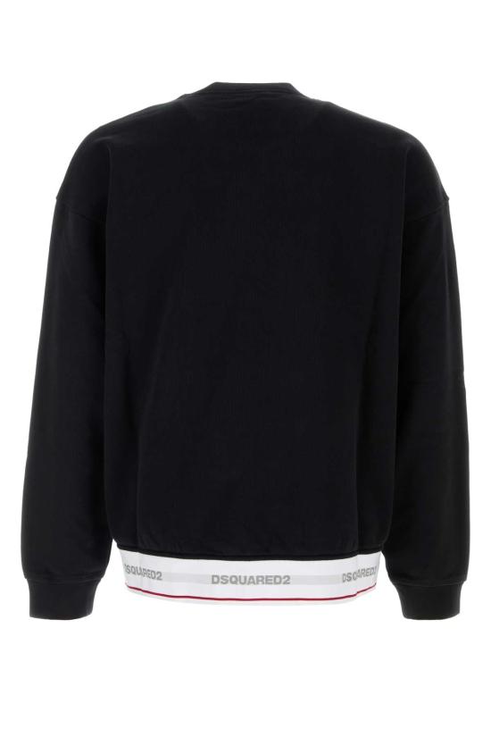 26FW 디스퀘어드2 탑 S74GU0961D25028 900 BLACK - DSQUARED2