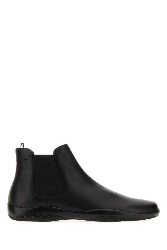 26FW 프라다 스트레치 패널 앵클부츠 PS1186FD001070 F0002 BLACK