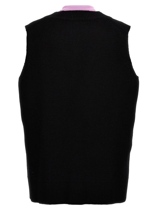  질샌더 베스트 JI288419BM BLACK - JIL SANDER