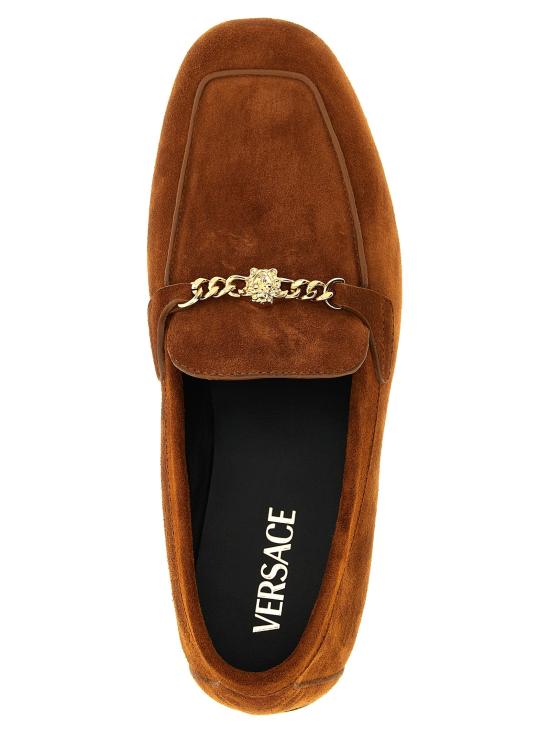 26SS 베르사체 플랫 슈즈 VE327894BM BROWN - VERSACE