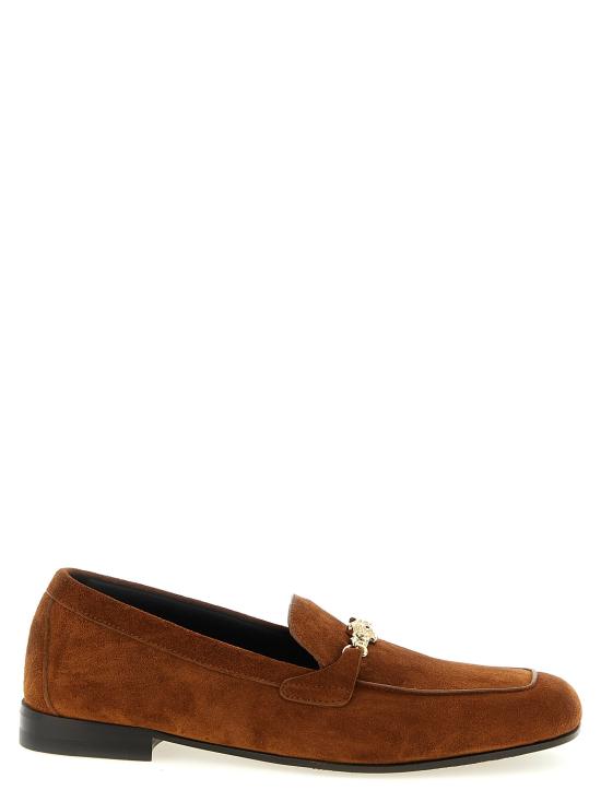 26SS 베르사체 플랫 슈즈 VE327894BM BROWN