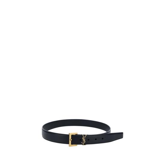  생로랑 벨트 SA634437BOO0W1000BB BLACK - SAINT LAURENT