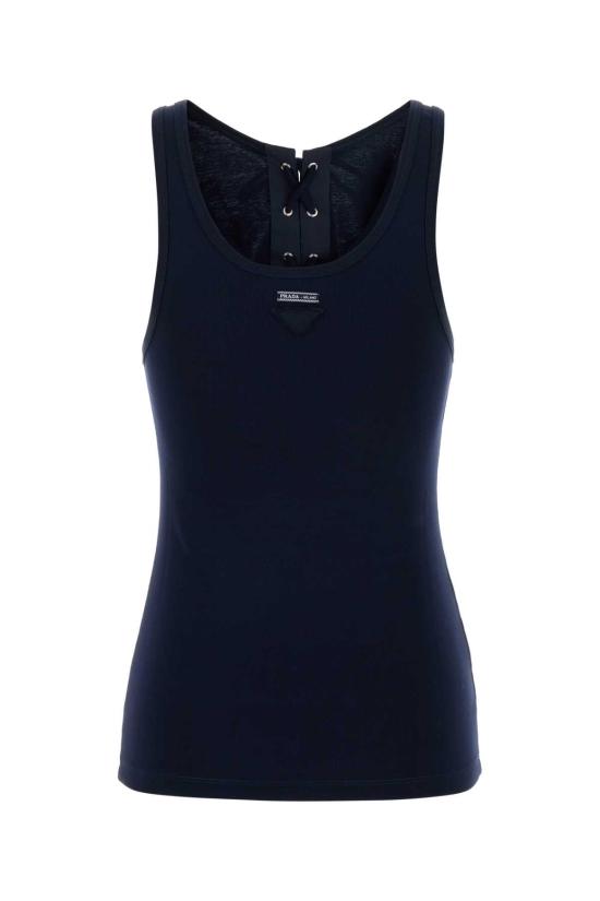26SS 프라다 니트웨어 39603SOOO10Z0 F0124 NAVY - PRADA