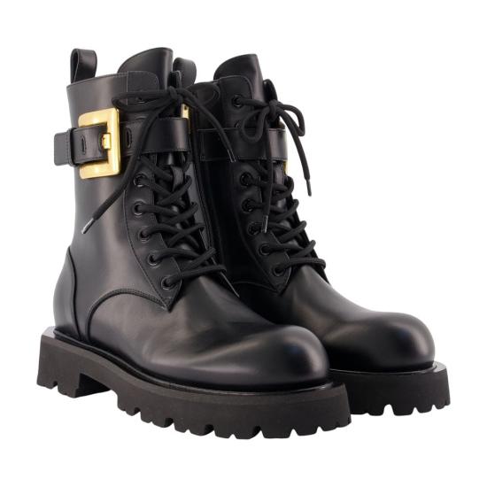 26FW 발망 부츠 CONFIG BALS26006 BLACK - BALMAIN
