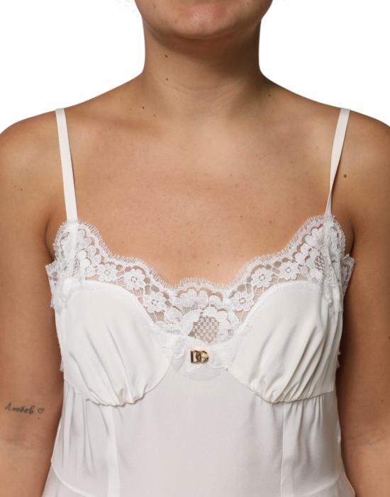  돌체앤가바나 바디수트 티셔츠 DR81799 WHITE - DOLCE & GABBANA