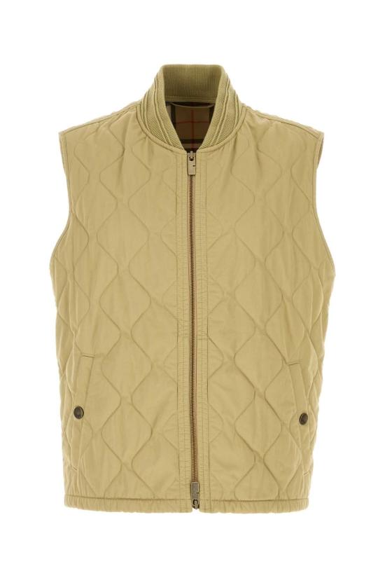 25FW 버버리 퀼팅 개버딘 질레 8110181 C2981 BEIGE