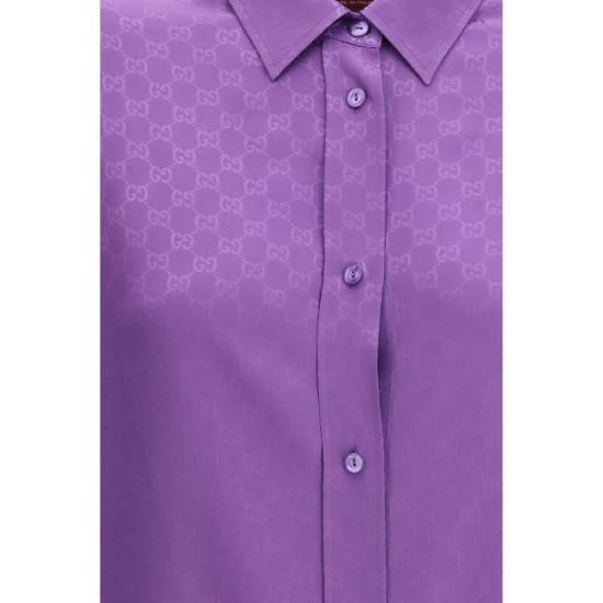 26SS 구찌 셔츠 GU837168Z7ATQ5007BB PURPLE - GUCCI