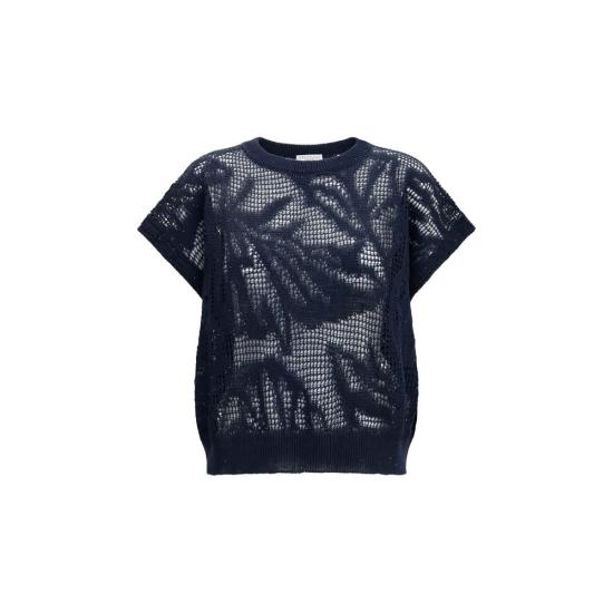 26SS 브루넬로 쿠치넬리 폴로 티셔츠 BRMDT771010C4224BB NAVY